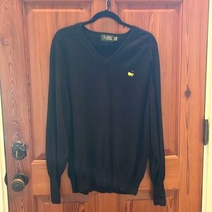 Large Masters V neck sweater.